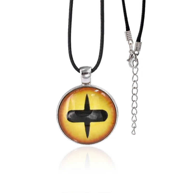 Naruto Shippuden Sharingan Necklace, Glow-in-the-Dark
