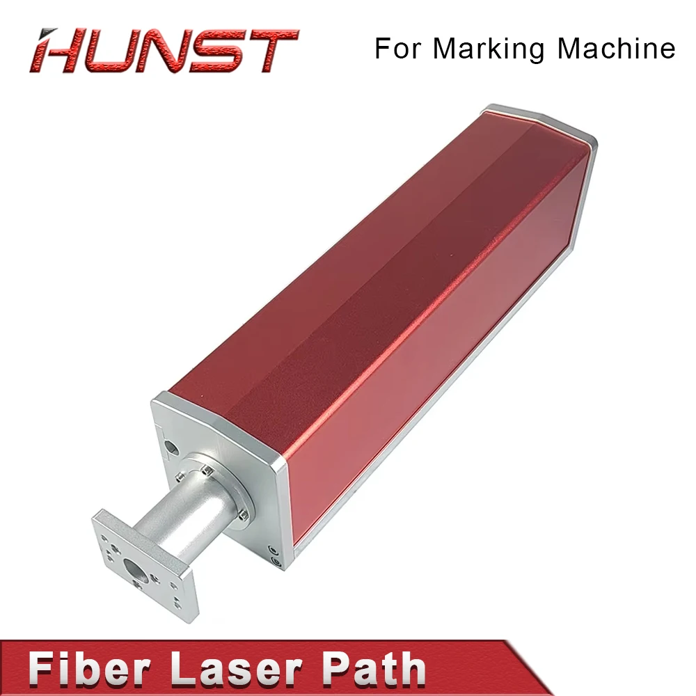 HUNST Fiber Laser Path Red Standard Fiber Laser Path Housing Rayucs MAX JPT Interface for Laser Marking Machine