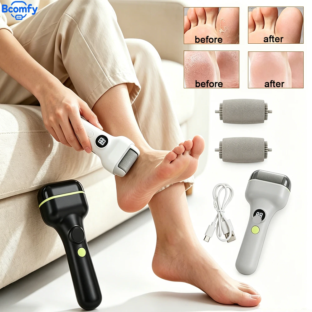 

Electric Feet Callus Removers Portable Electronic Foot File Rechargeable Callus Remover for Dead Hard Cracked Dry Skin Feet Care