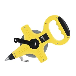 30M 50M 100M Retractable Metric Tape Open Reel Long Steel Tape Measure Measuring Ruler Woodworking Tools