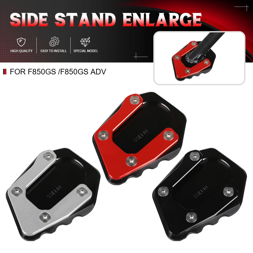 

For BMW F850GS BMW F850GS ADV 2018-2021 2022-2024 Motorcycle CNC Kickstand Foot Side Stand Extension Pad Support Plate Enlarge