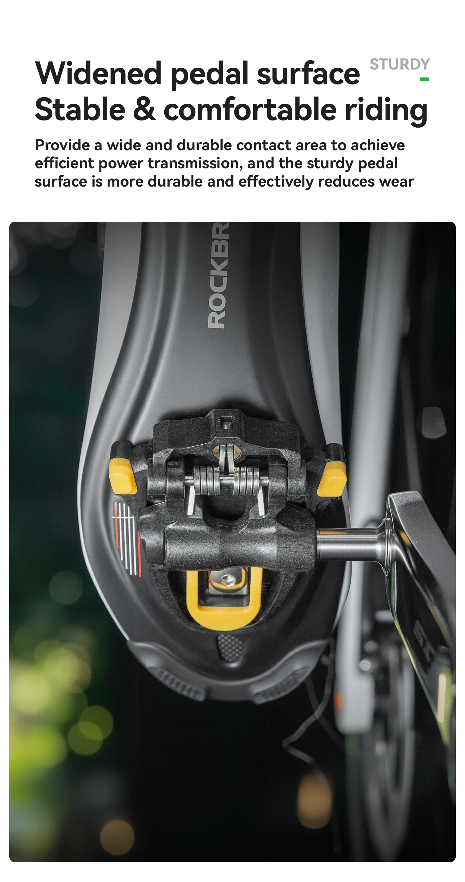 ROCKBROS Rennrad-Sperrpedal aus Carbonfaser, leichtes, schnelleres selbstsicherndes Pedal, SPD-Sperrpedal aus Aluminiumlegierung mit Sperrkappen – Detail 6