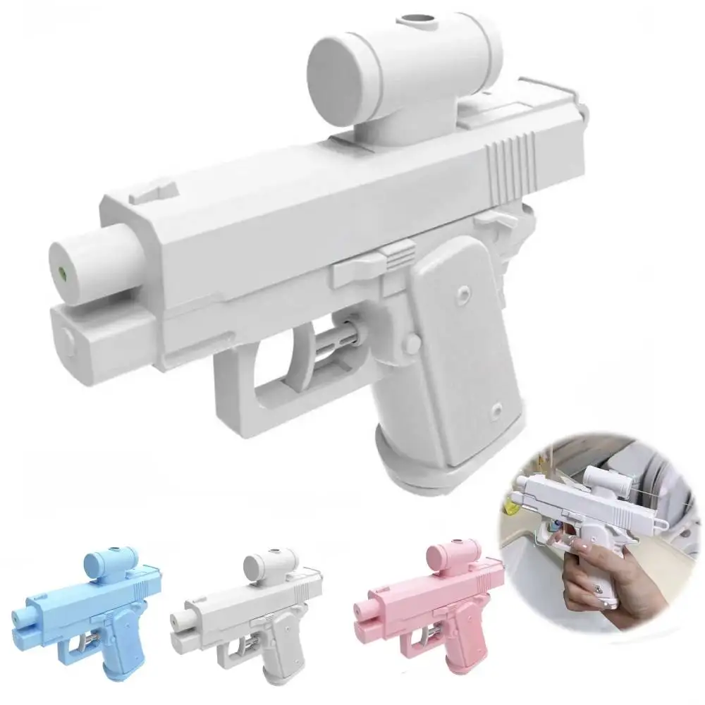 يده دليل مدفع المياه المزحة اتجاهين رذاذ ألعاب مسدس المياه الصيف في الهواء الطلق شاطئ حمام سباحة مسدس المياه لعبة للأطفال #1