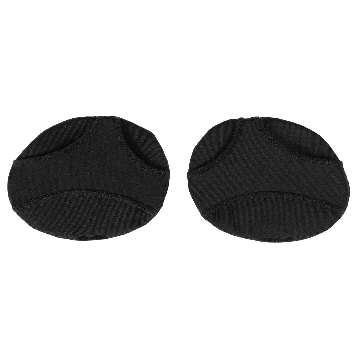 1 زوج 2 ثقوب سيليكون جل كعب منصات الأمامية نصف ساحة منصات المضادة للانزلاق منصات الأمامية قوس دعم أحذية عالية الكعب النعال-L