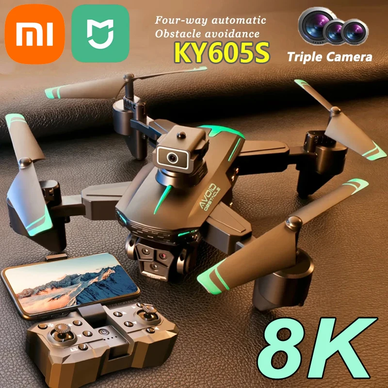 Xiaomi Mijia KY605S RC Drone 8K  With Three Camera Wide Angle Optical Flow Localization Four-way Obstacle Avoidance Quadcopter