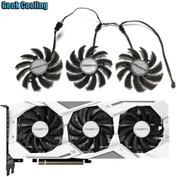 PLD08010S12HH T128010SU GA81S2U 78MM 4PIN Graphics card cooling fan,For Gigabyte RTX 2060、2060SUPER、2070 GAMING OC WHITE 8G