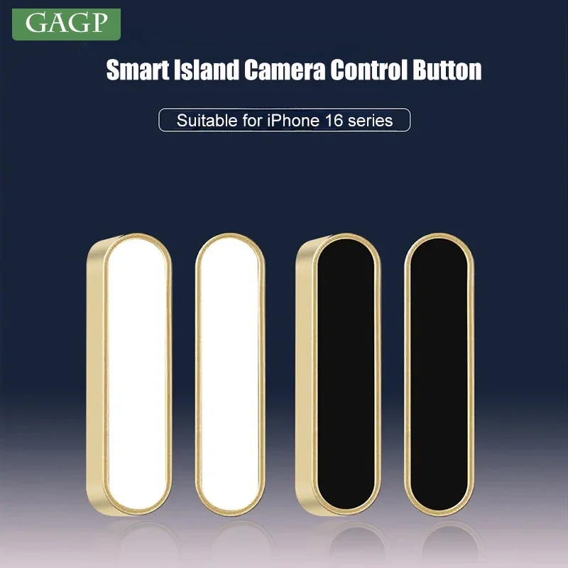 Luxury Alloy Camera Control Button Cover for iPhone 16 Pro Max 16 Plus 16Pro Sensitive Smart Island Lens Control Capture Button