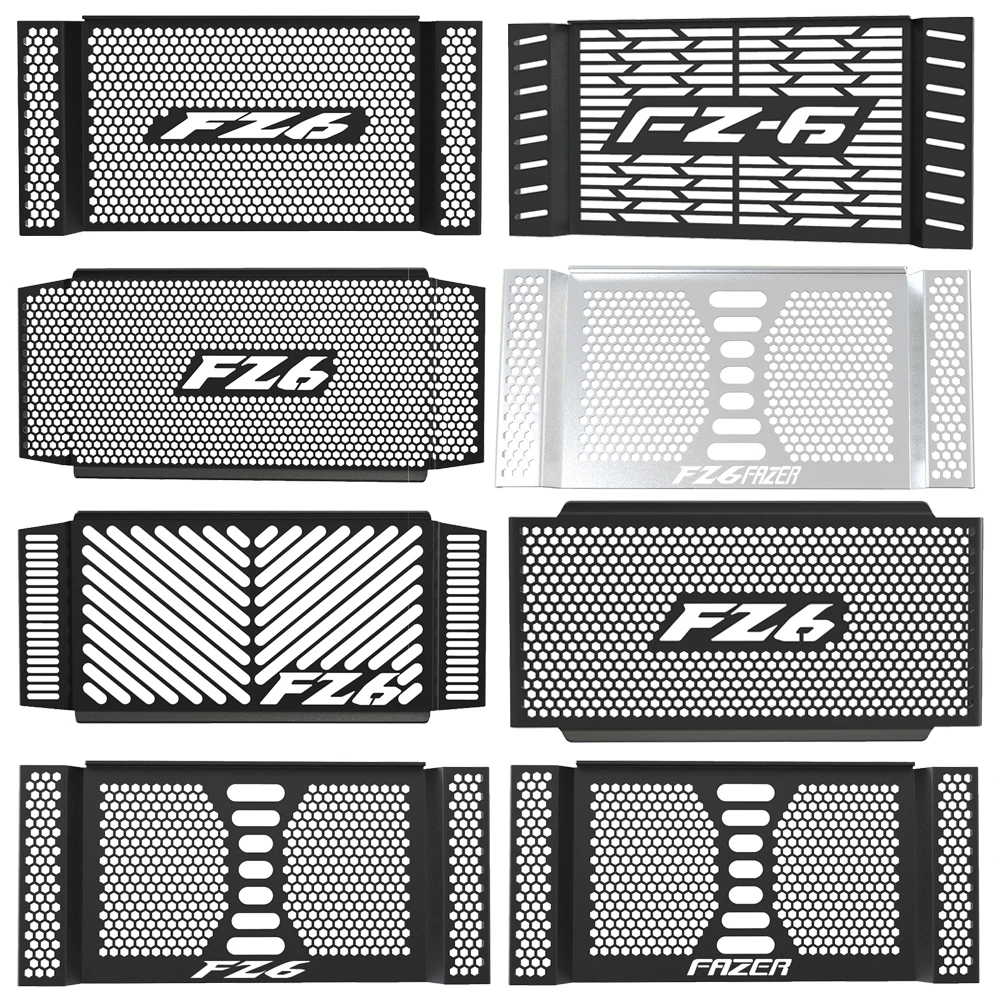 

For Yamaha FZ 6 FZ-6 FZ6 FAZER FZ6FAZER Radiator Guard Protector Grille Cover 2004-2010 2005 2006 2007 2008 2009 Motorcycles