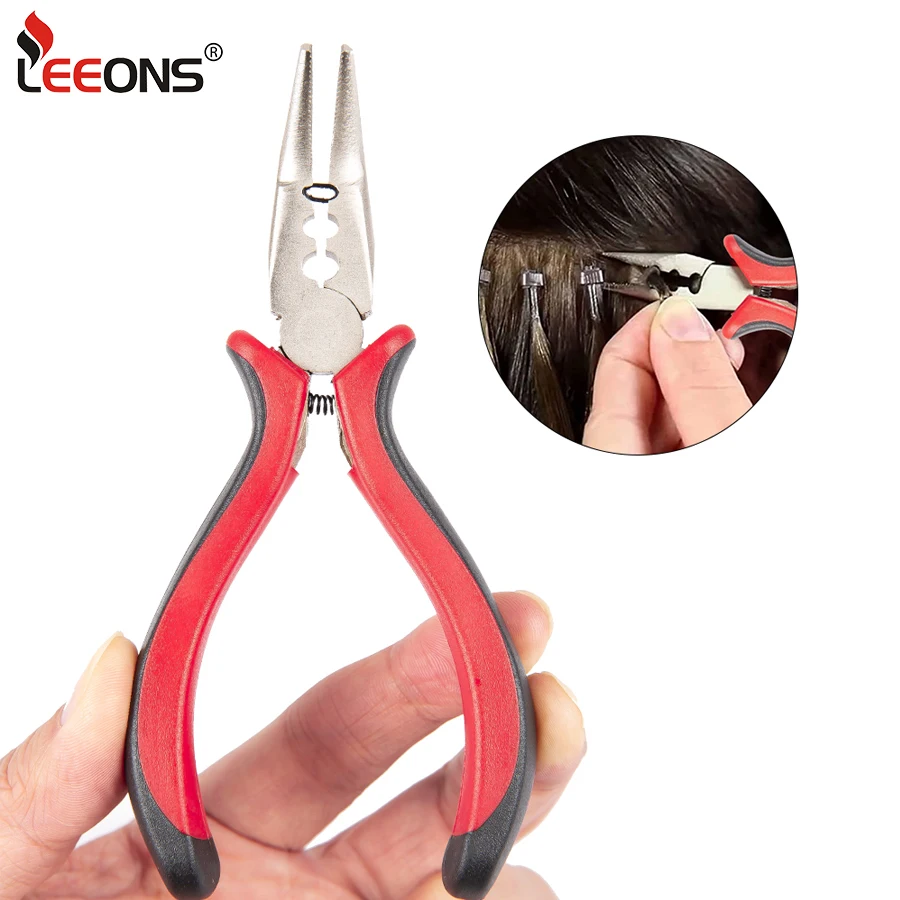 

Hair Extensions Pliers Linkies Micro Nano Beads Ring Hair Extensions Opener And Removal Tools 3 Holes Hair Extension Pliers