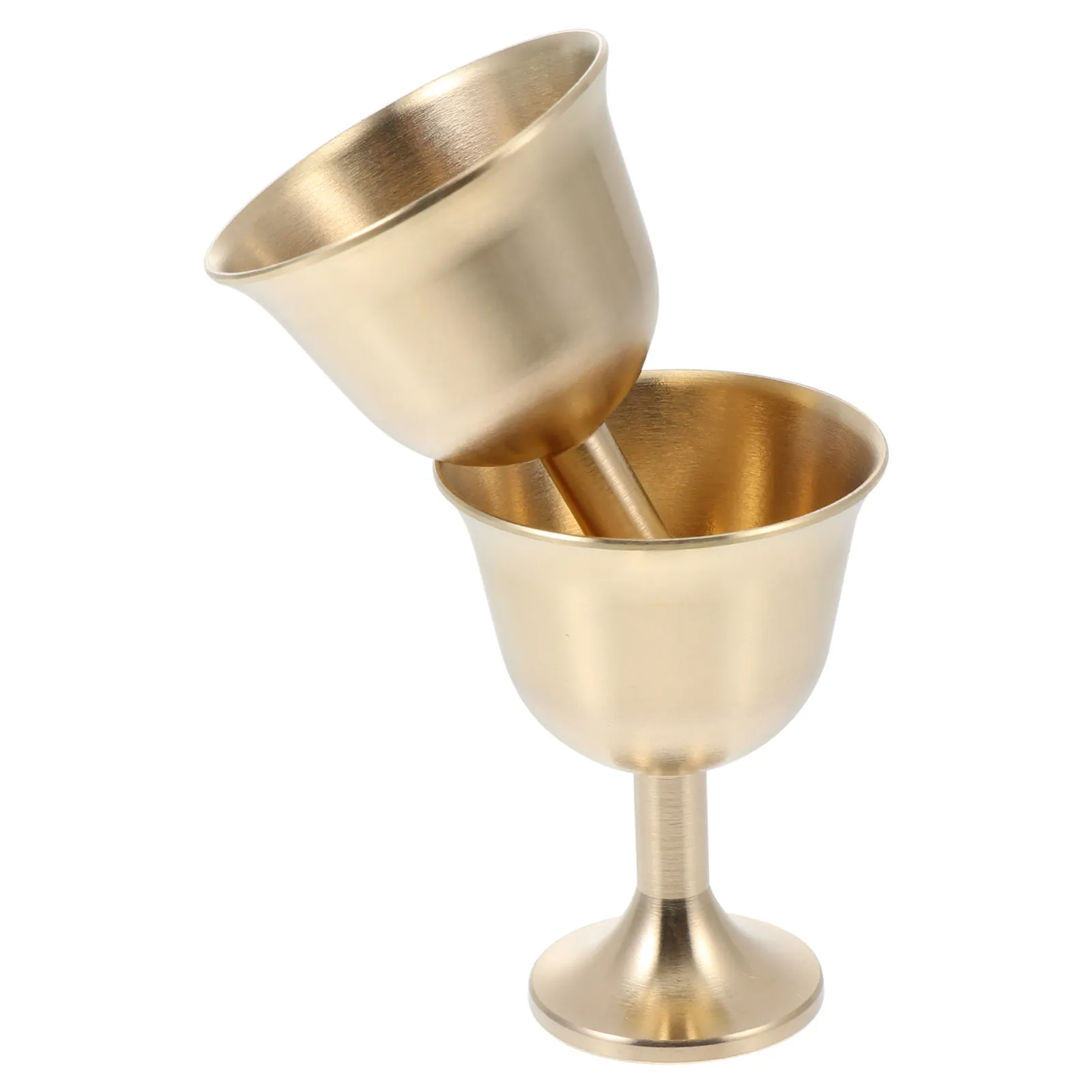 2Pcs Copper Mug Round Edge Chilled Drink Cup for Cocktails Beer Iced Coffee Tea Bar Home Office Kitchen Decor Copper Cup Barware