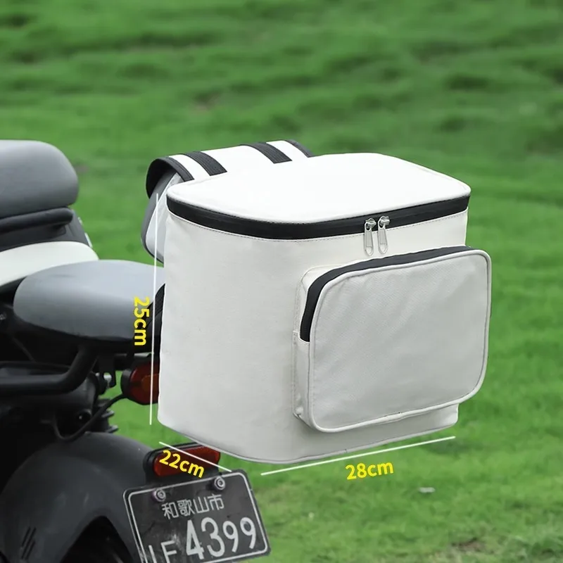 Electric Motorcycle Rear Backrest Hanging Bag Battery Car Storage Bag Artifact Storage Bag Large Capacity