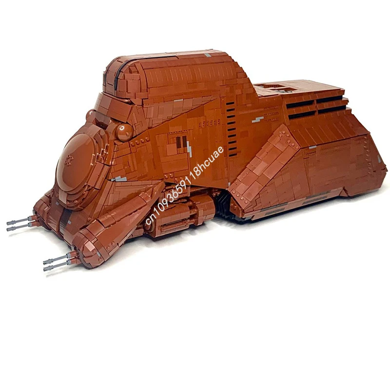 

10729 шт. MOC UCS MTT с стойкой для дроида, версия торговой Федерации, звезда, боевые строительные блоки, Рождественская STEM, образовательная идея, подарок