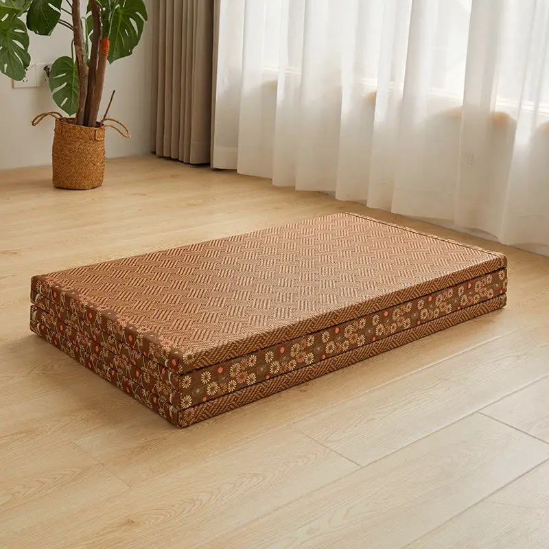 

Складной ротанговый матрас, татами, напольный коврик из кокосового волокна для сна на полу или сна в спальне, крутой коврик