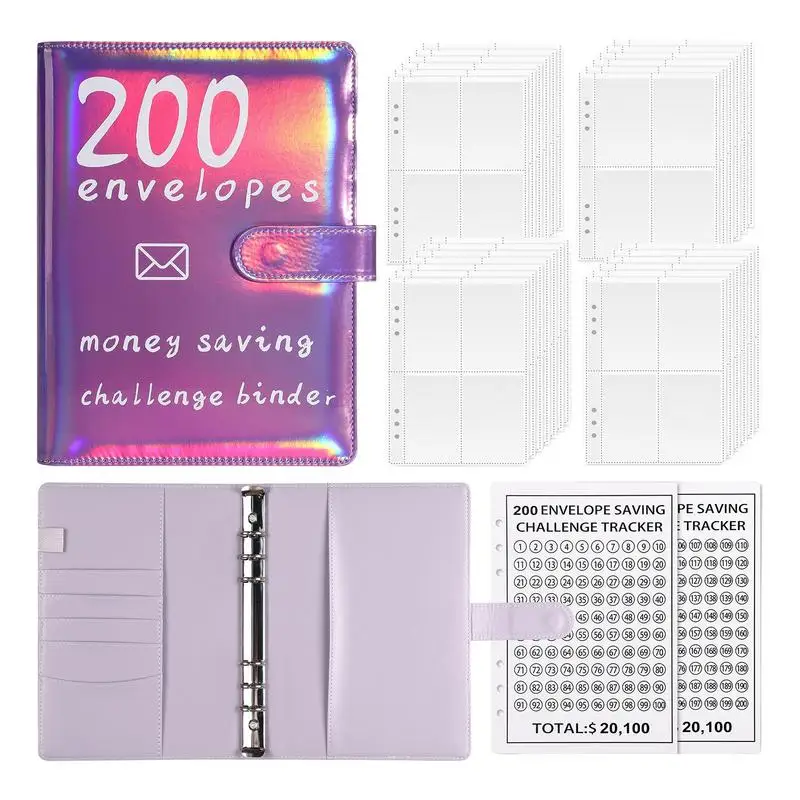 envelope money organizer e orcamento planner saving book 200 paginas 01