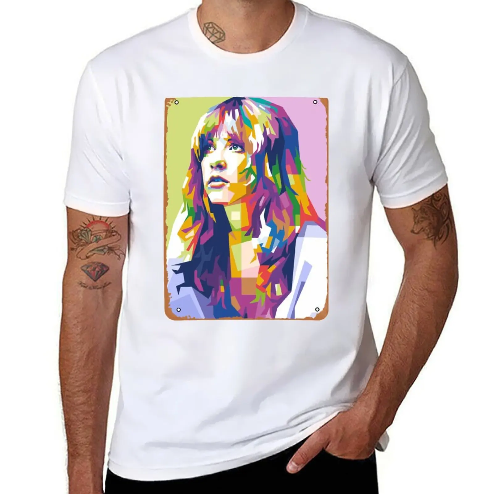 

Stevie Nicks Pop art T-Shirt t shirts designer man t shirts high quality luxury brand t shirts for man graphic vintage T-Shirt
