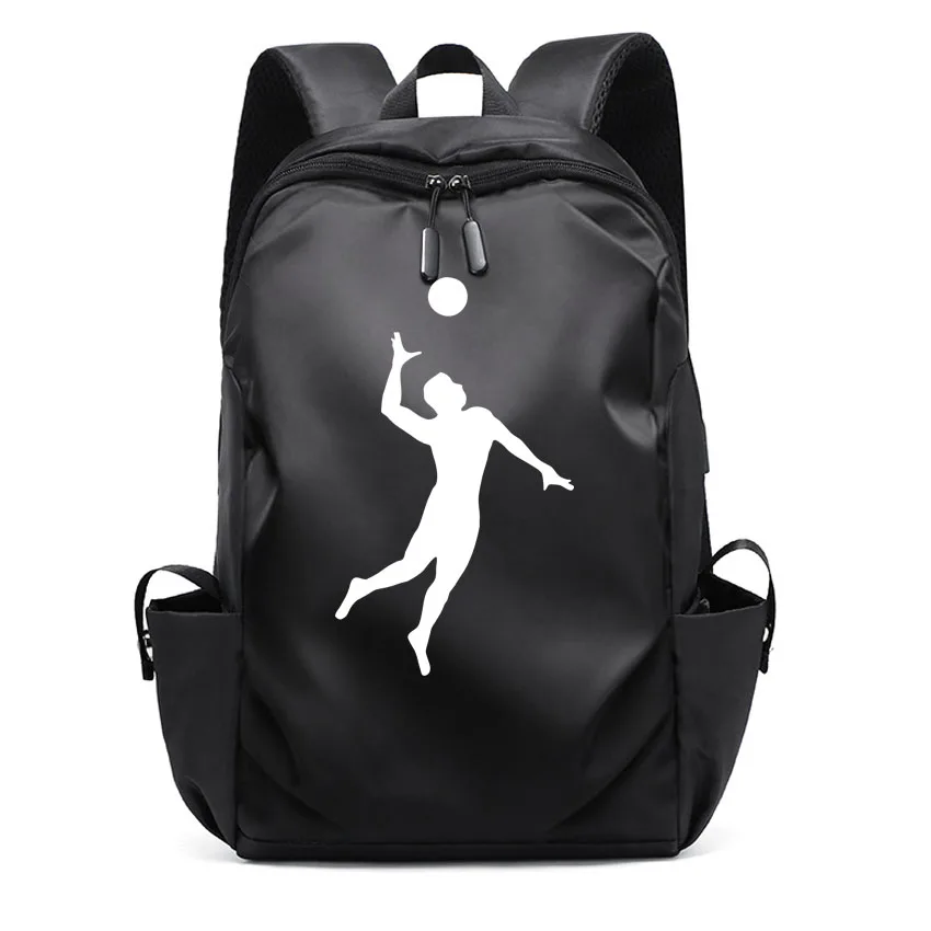 ClassicThrowing basketball Moves Pattern Printed Backpack Women School Backpack High Quality Men Laptop Waterproof USB Charging