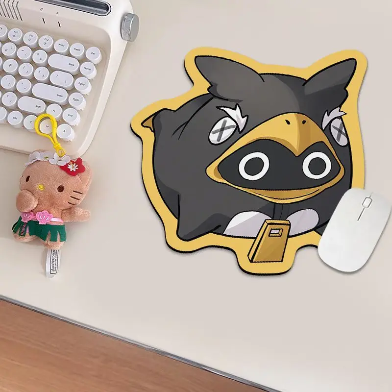 Cute Zenless Zone Zero Cartoon Small Mouse Pad Portable Non‑Slip Wear‑Resistant Desk Mat for Laptop Notebook Daily Necessities