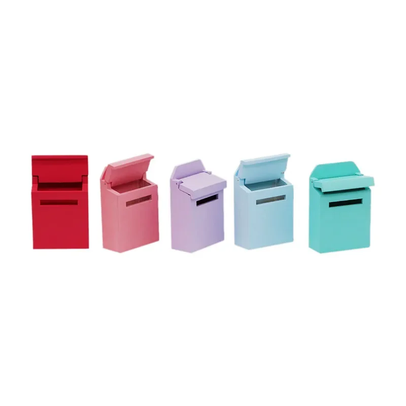 1/12 Puppenhaus Miniatur Zubehör Mini Holz Briefkasten Möbel Briefkasten Modell Spielzeug für Puppenhaus Dekoration