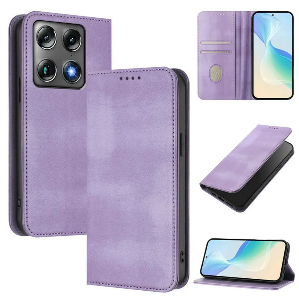 Funda Tipo Libro de Cuero con RFID para Motorola Edge 70 5G, Funda Tipo Cartera para Motorola Moto X70 Air Pro, Funda Moto Signature Edge 70 X70 Air Etui
