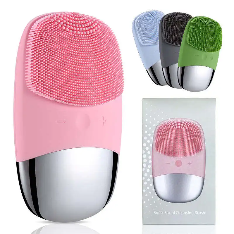 Brosse nettoyante pour le visage en silicone, brosse qualifiée ale électrique multifonctionnelle, étanche, sonique, vibrant, beauté, vente en gros, Ipx7