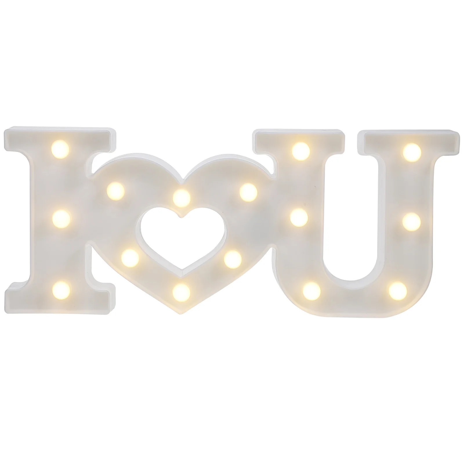 Creative LED Letter Design Light Romantic Valentine's Day Atmosphere Lamp Home Decorative Party Night Light Room Layout Lights