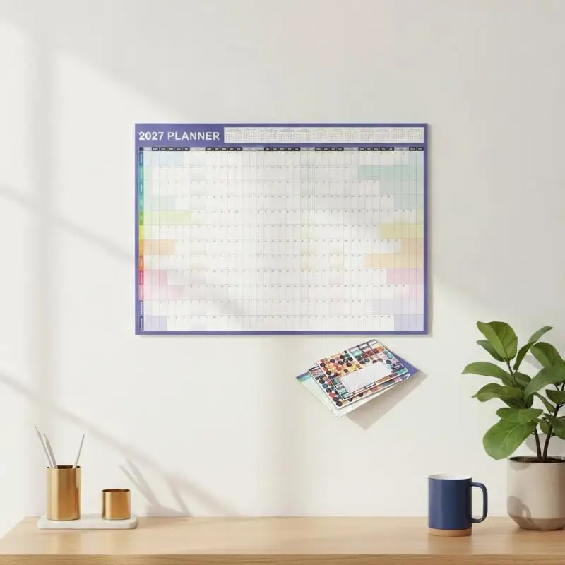 2027 Wall Hanging Calendar Annual Planner To Do List Schedule Calendar Planner Sheet Memo Pad Agenda Organizer