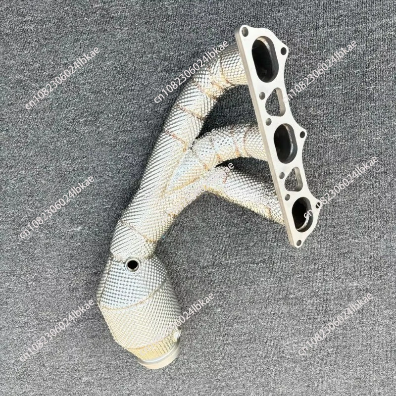 304 stainless steel exhaust downpipe with heat shield for Porsche 911 991.1 997 GT3 rs 3.8L exhaust header