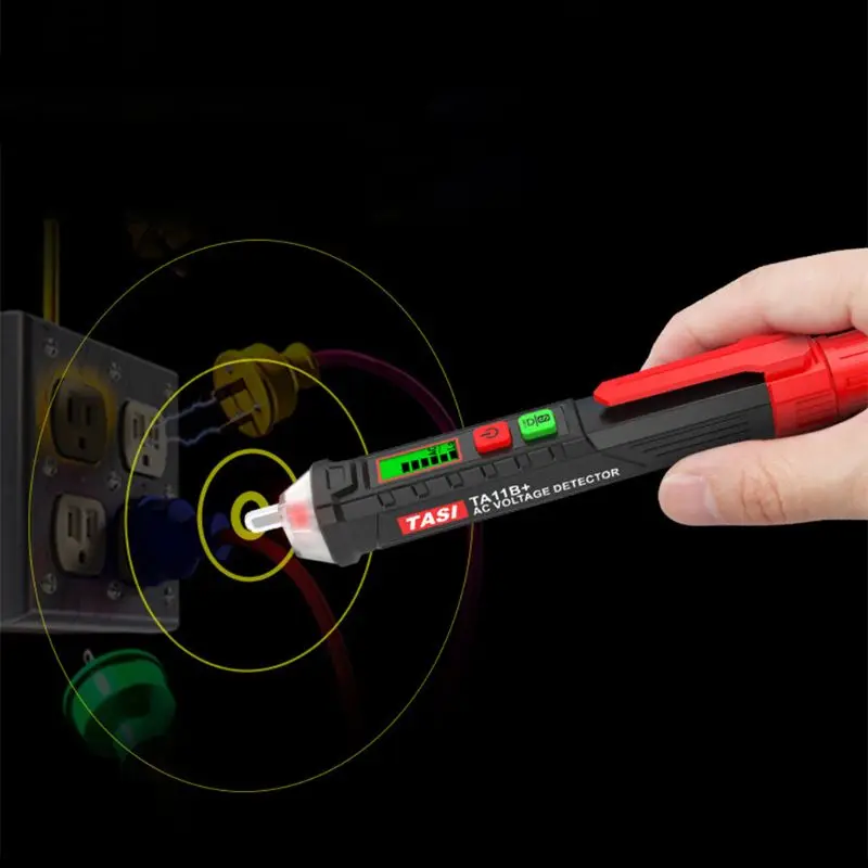Stylo Test 12-1000V, testeur LCD, détecteur tension à Induction sans contact, crayon Test, livraison directe