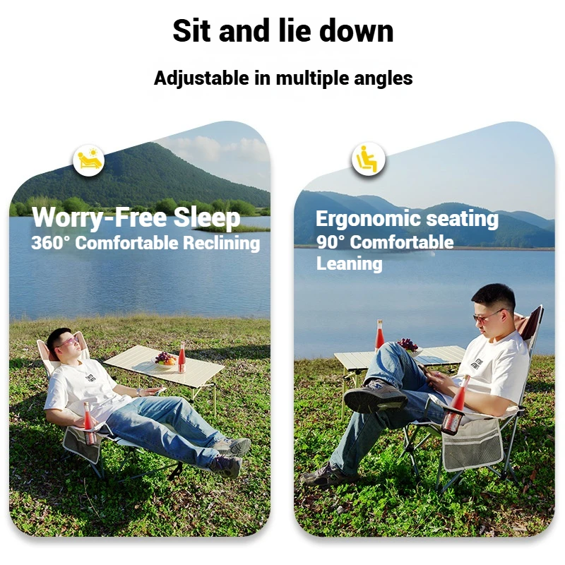

Courtyard Folding Lounge Chair Outdoor Camping Lounge Chair Office Nap Lounge Chair Foldable Chair With Footrest For Sitting