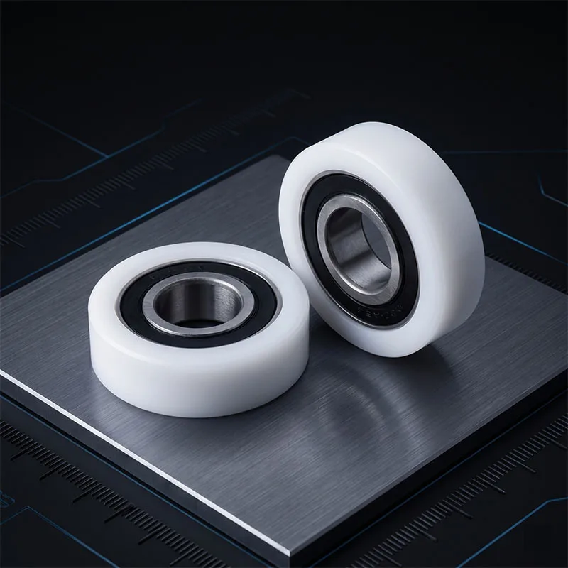 5pcs OD 30mm Bore 6mm Plannar Wheel 6x30x12 BS62630-12 Nylon Pad Injection Pulley 8*30*12 Door & Window POM Plastic Bearing