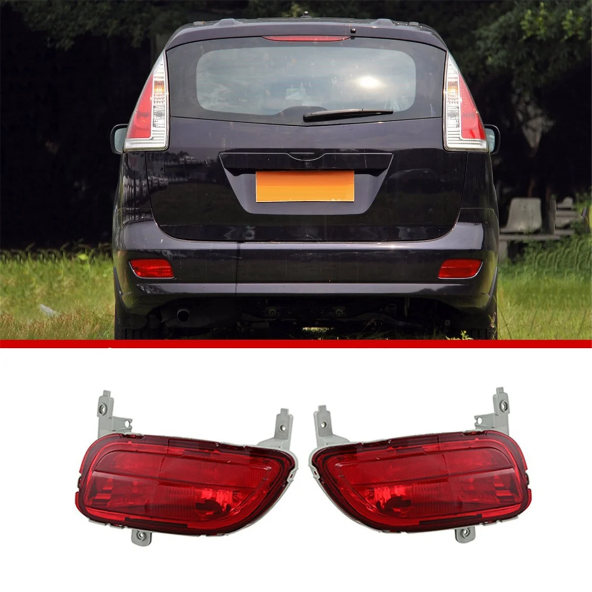 Car Rear Bumper Fog Light Tail Lamps Reflector for 5 2008-2010 CD85-51-660 Rear Left