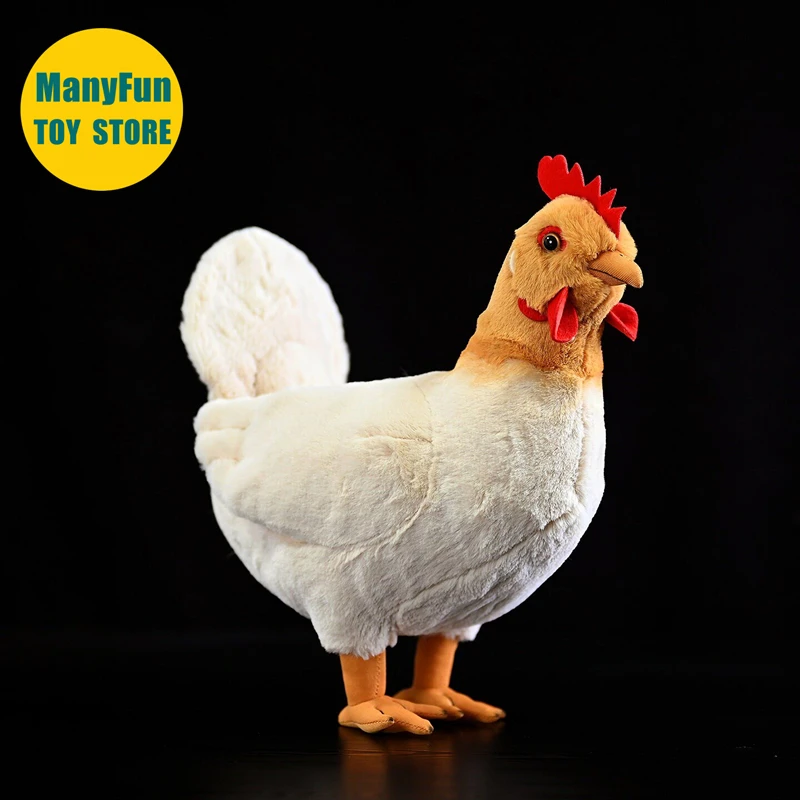 

Realistic Hen Stuffed Toy Layer Plush Animal Lifelike Rooster Plushie Cock Simulation Stuffed Animal Doll Toy