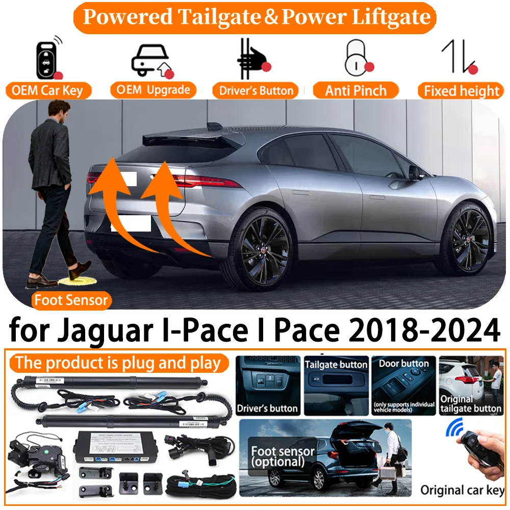 Car OEM Smart Powered Tailgate system for Jaguar I-Pace I Pace 2018-2024 Automatic Electric Power Tailgate Tail Gate Lift kit