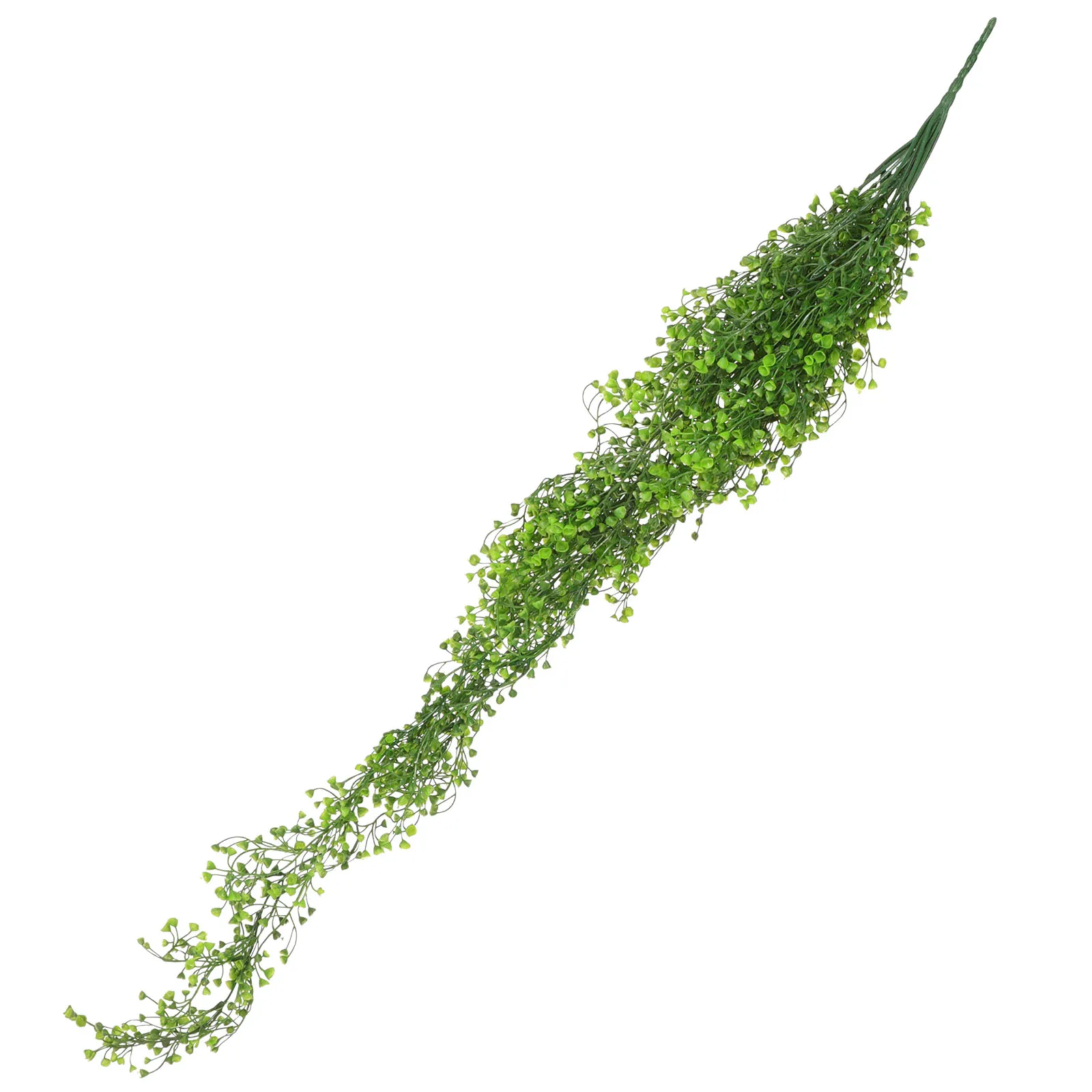 

1pcs Simulated Golden Bell Willow Wall Hanging Artificial Fern Plants Fake Vines Boho Decor Fade Resistant Easy Mounting