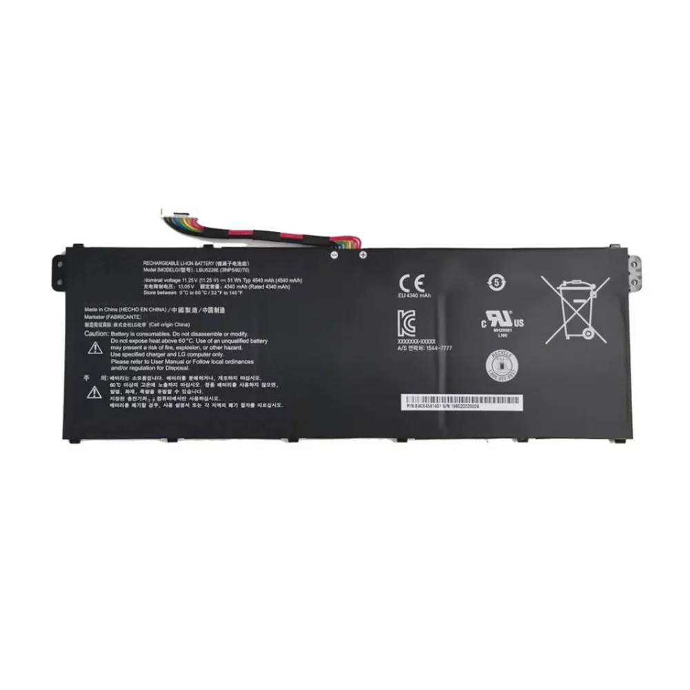 

Laptop Black Battery For LBU5226E 199020020062 EAC6458140 11.25V 4540mAh 51Wh New