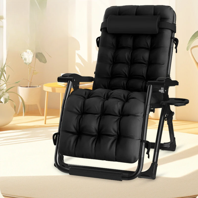 Widened Lounge Chair Nap Folding Stool Leisure Beach Bench Portable Office Seat Dual Purpose For Sitting And Lying