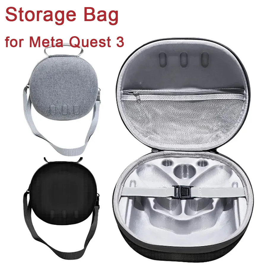 Q3 Storage Bag for Meta Quest 3 Hard Carrying Case Vr Handbag Headset Protective Portable for Quest 3 Vr Accessories