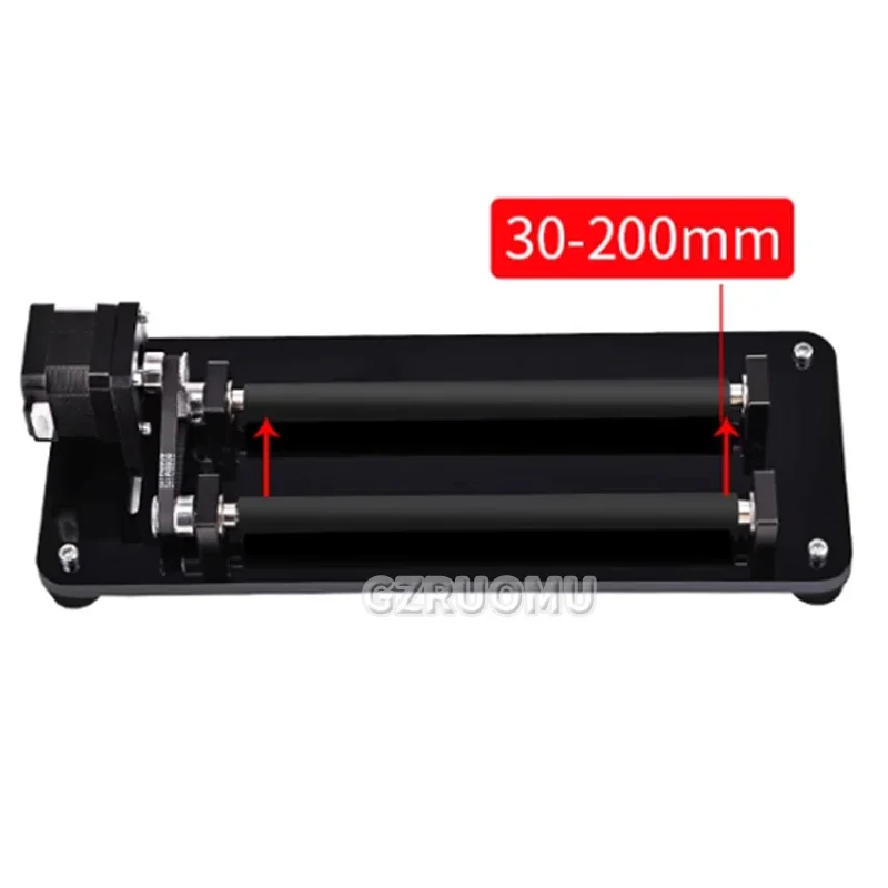 Rotary Roller for Laser Engraving Machine - CNC 360° Rotating Engraver Rotary Table, Y-Axis Carving Accessory for Cans