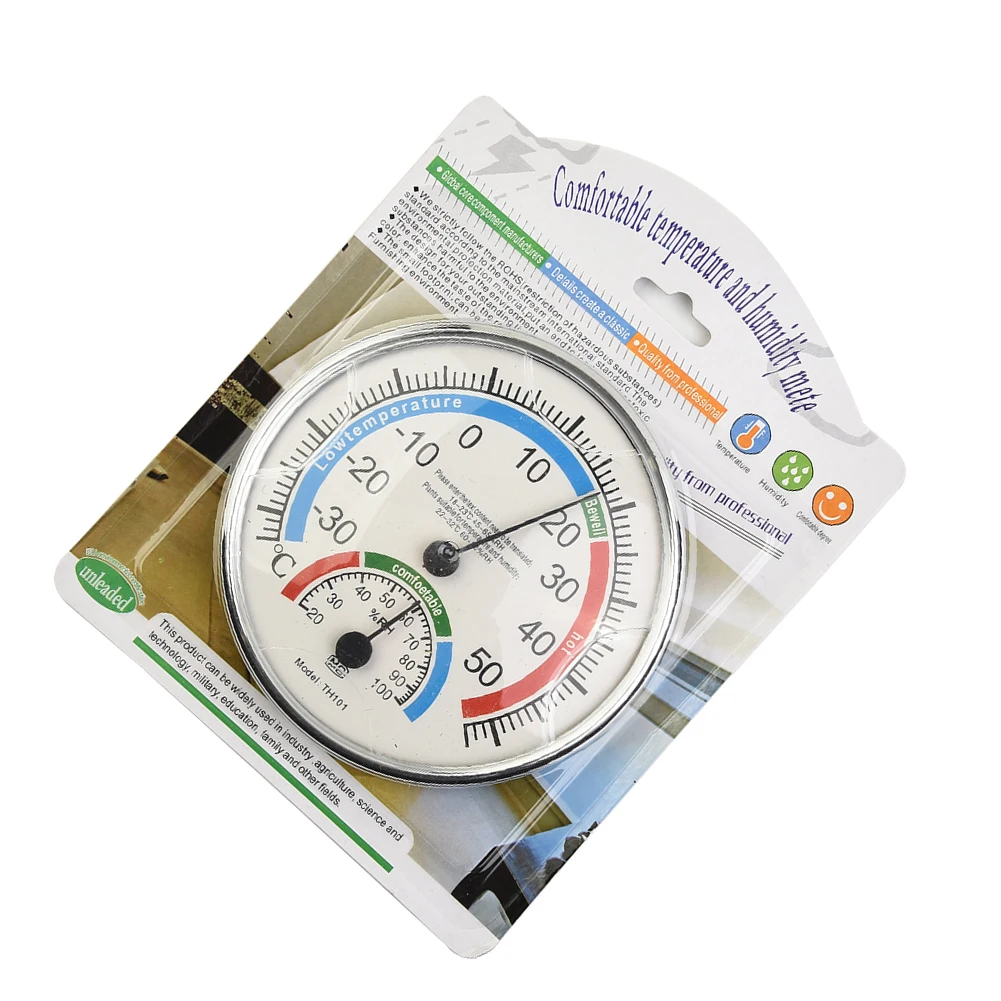 Useful Thermo-hygrometer Climate Hygrometer Indoor Thermo Hygrometers Thermometer -30-50° 20-100% ABS Analogue