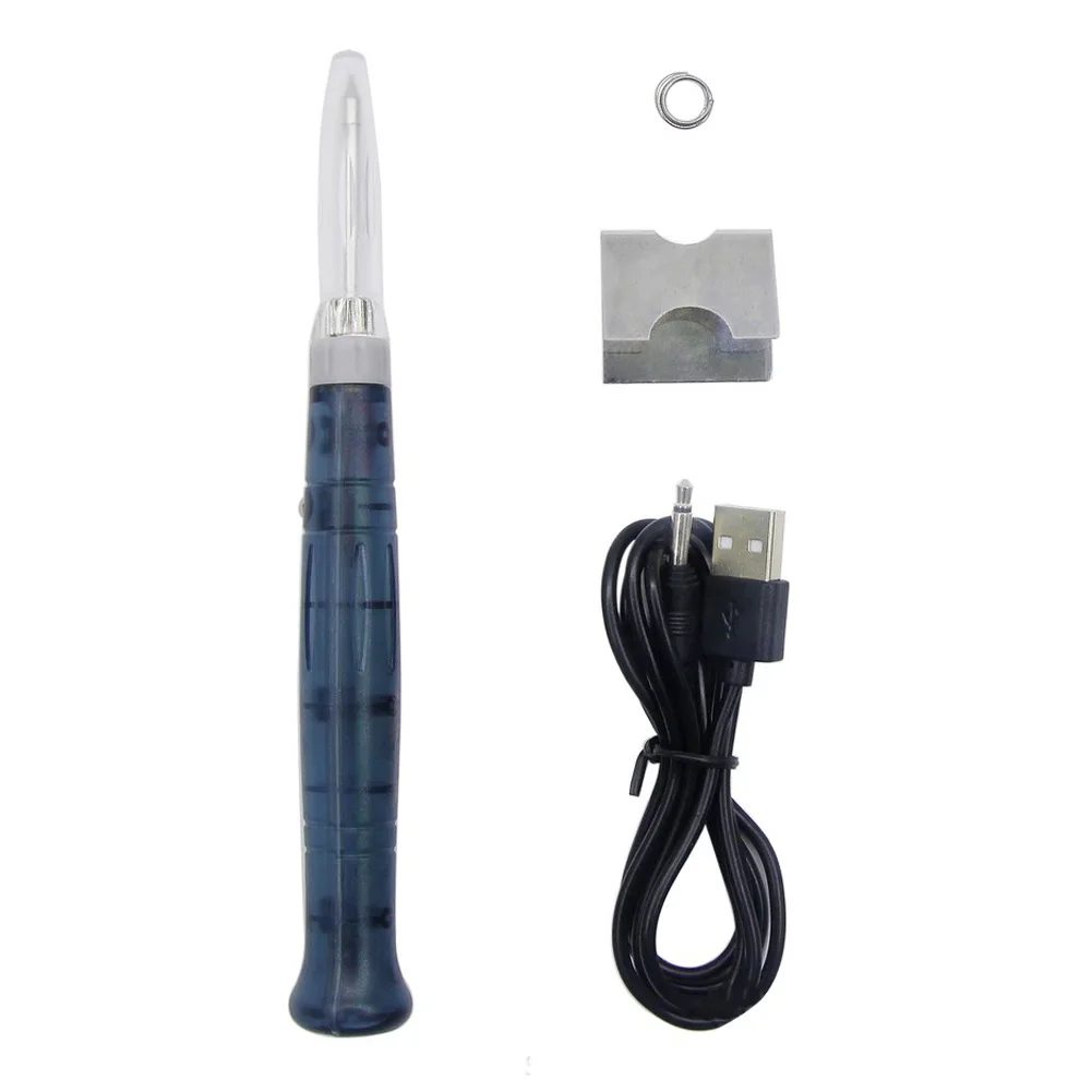 USB 5V Electric Soldering Iron Pen with Indicator Light and Lightweight Portable Tool for Fast Heating and Easy Use