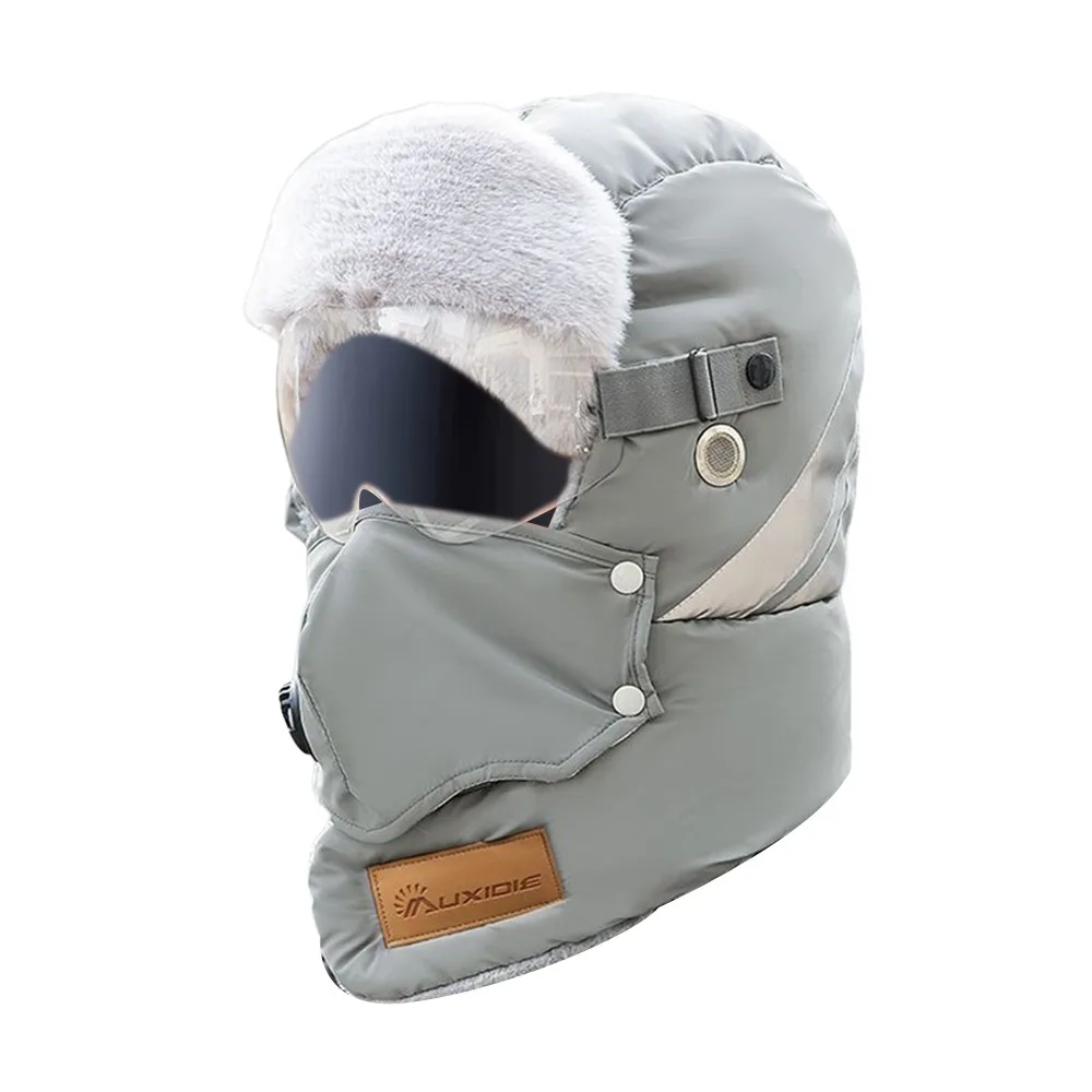 chapeu-de-bombardeiro-unissex-a-prova-de-vento-engrossado-russo-ushanka-manter-aquecido-com-oculos-chapeu-de-piloto-para-esportes-ao-ar-livre