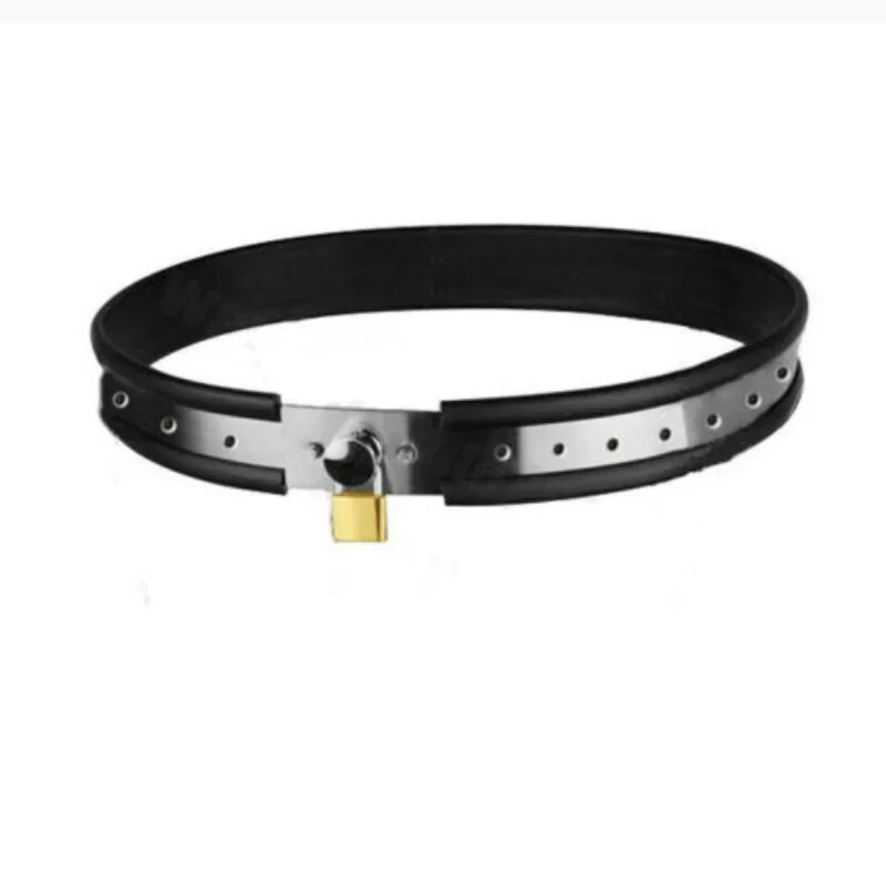 Manyjoy Adjustable Chastity Belt Stainless Steel Waistband Restraints Lockable Wear BDSM Hand Ankle Cuffs Thigh Rings Sex Toys