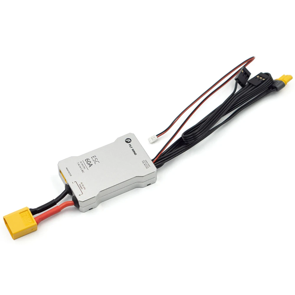 Voar asa 3-6s rc esc helicóptero controlador de velocidade 60a 2 em 1 32bit cpu 7.4v 5a S-BEC peças de reposição para 450l escala rc helicópteros