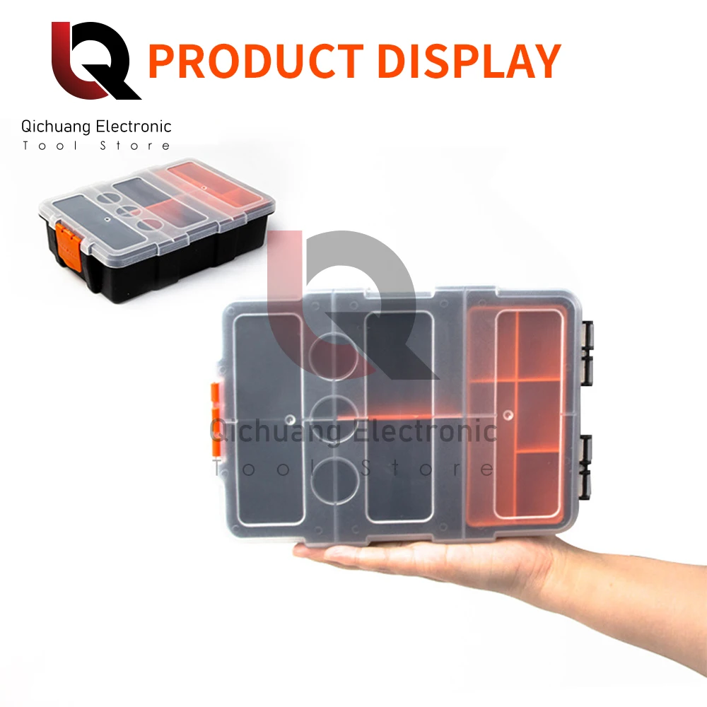 Hardware Storage Toolbox multifonction grande capacit￩ ￩paississement durable combo Grid Storage Toolbox Small / Medium / large