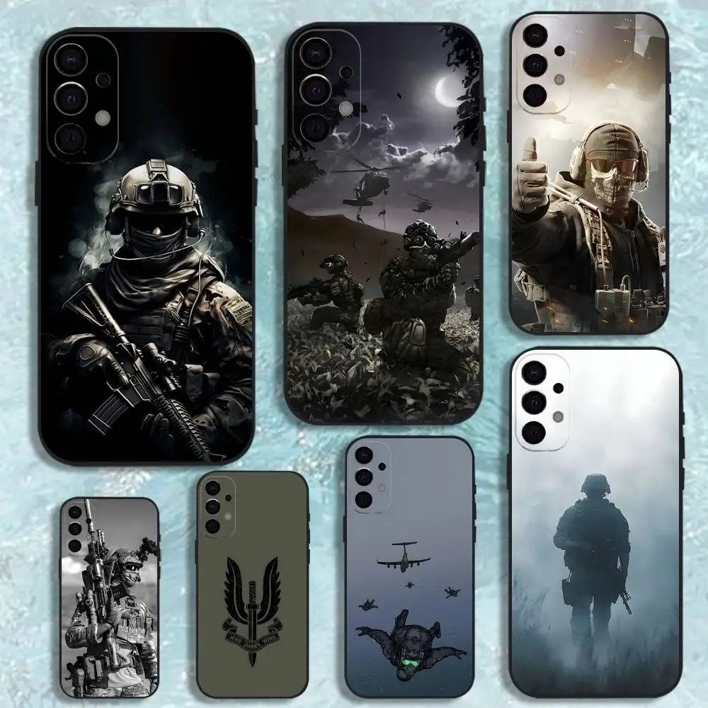 

Army Special Forces Phone Case For Samsung S25,S24,S21,S22,S23,S30,Ultra,S20,Plus,Fe,Lite,Note,10,9,5G Black Cover