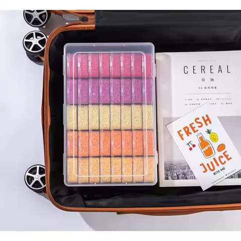 DIY Diamond Painting Embroidery Storage Box, Nail Art Jewelry Rhinestone Mosaic Storage Container, Multifunctional Storage Box