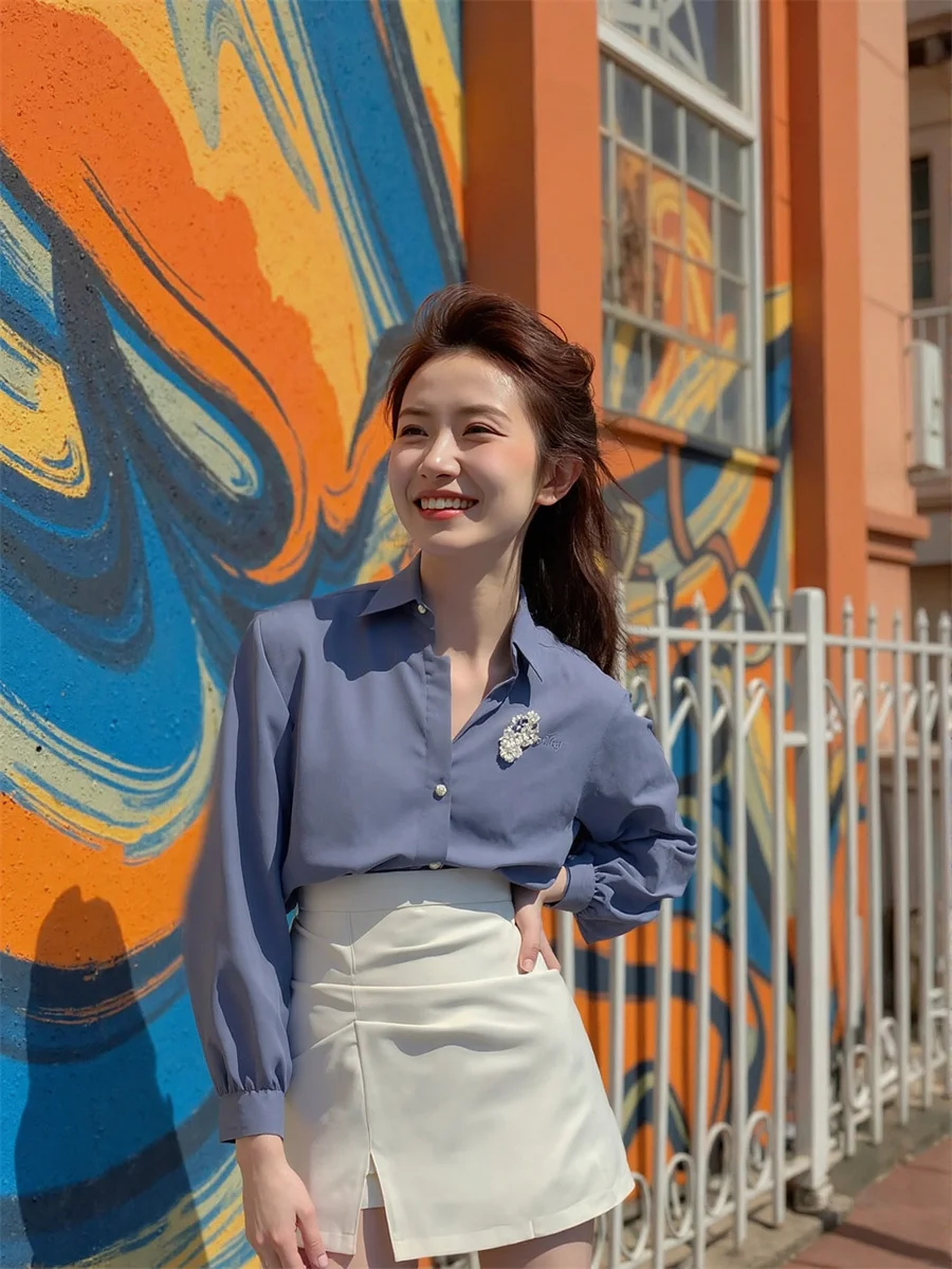 

Pleated Hem Slit White Black Skirts Womens Aesthetic Gauze Silky Smooth Comfortable Cozy Flowing Feminina Minimalist College