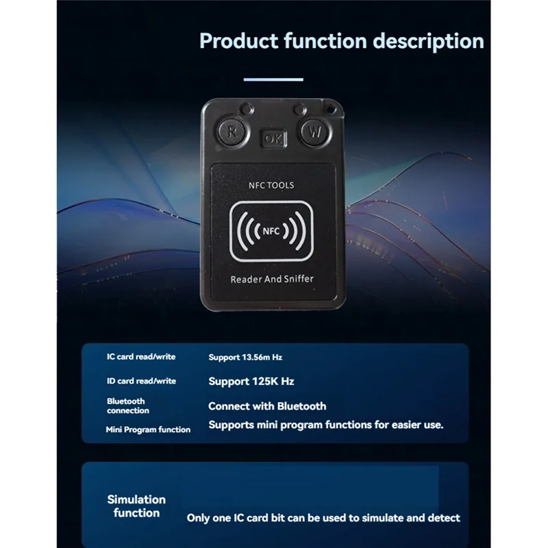 A47Z RFID Opens Access Control Systems NFC Reader And Sniffer RFID Emulator Chameleon RFID Reader Writer Idic Copier