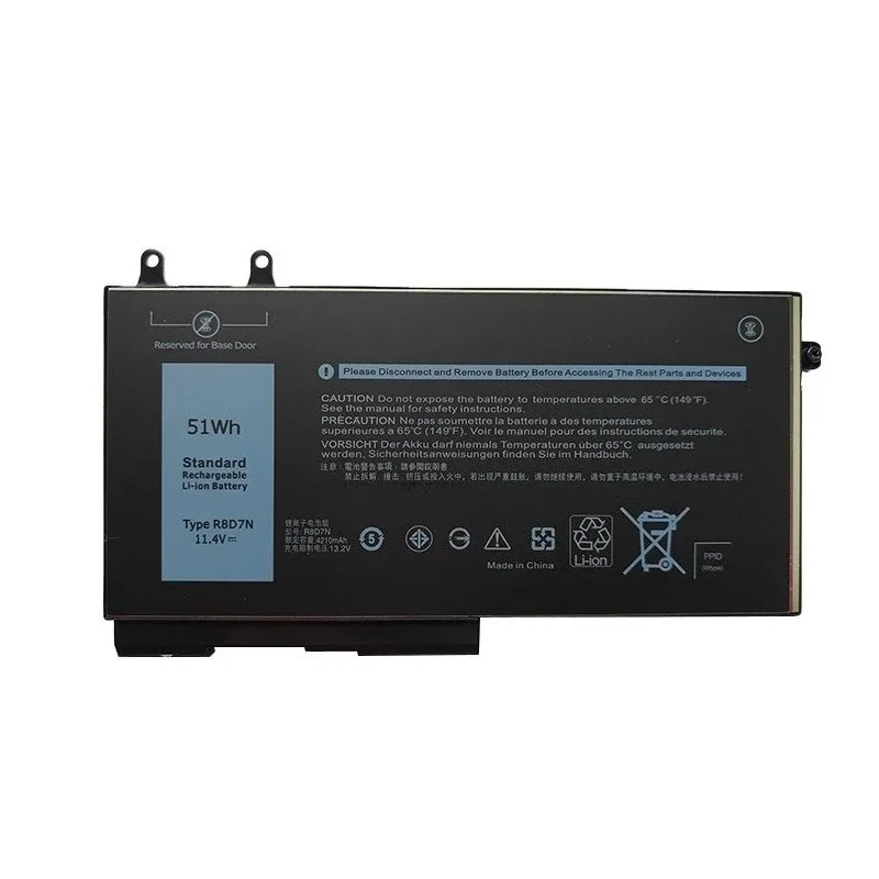 R8D7N Laptop Battery 11.4V 4210mAh for Dell Inspiron 7590 7591 7791 2-in-1 Latitude 5400 5500 Precision 3540 New High Quality