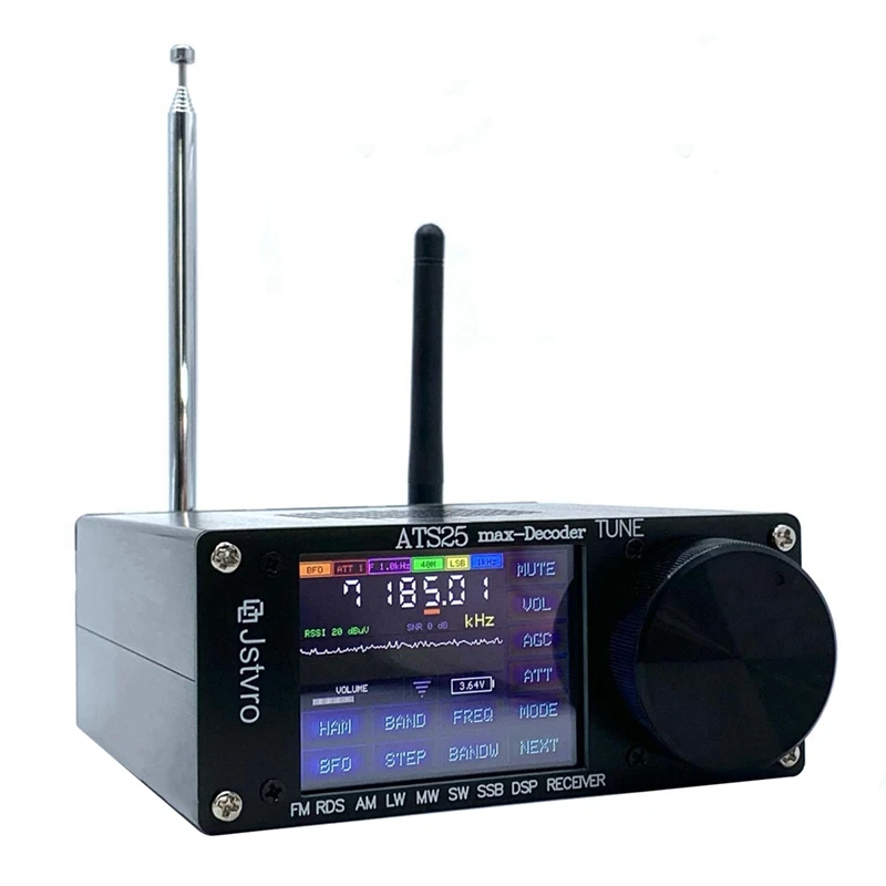 New Ats25max Si4732 Full-Band Radio Receiver DSP Radio Receiver With Spectrum Scanning DSP Receiver